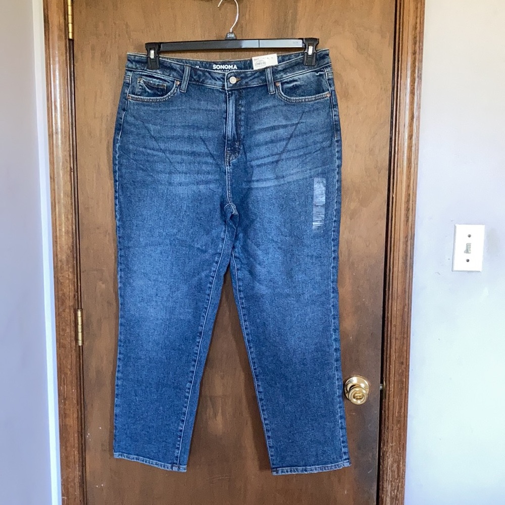Sonoma jean distressed high rise vintage style jean size 18 - Picture 10 of 17
